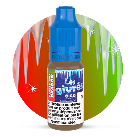 E-CG E-liquide- Fruit du Dragon Givr- 10ml- PG50/VG50 PUFF ET CBD E-CG E-liquide- Fruit du Dragon Givr- 10ml- PG50/VG50 PUFF ET CBD