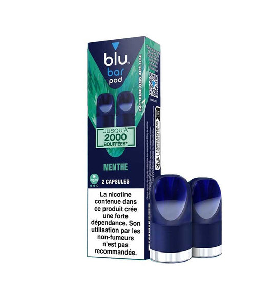 BLU bar recharges 2pods - Menthe