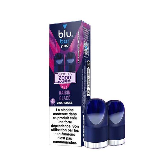 BLU bar recharges 2pods - Raisin Glacé