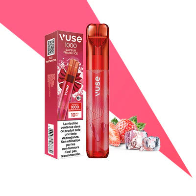 Vuse 1000 Pré-rempli  - Fraise Ice