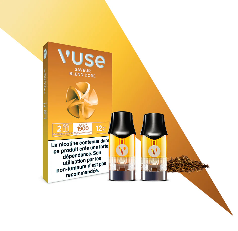 Vuse recharges 2pods - Blend Doré - 3 Intensités
