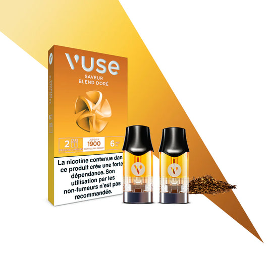 Vuse recharges 2pods - Blend Doré - 3 Intensités