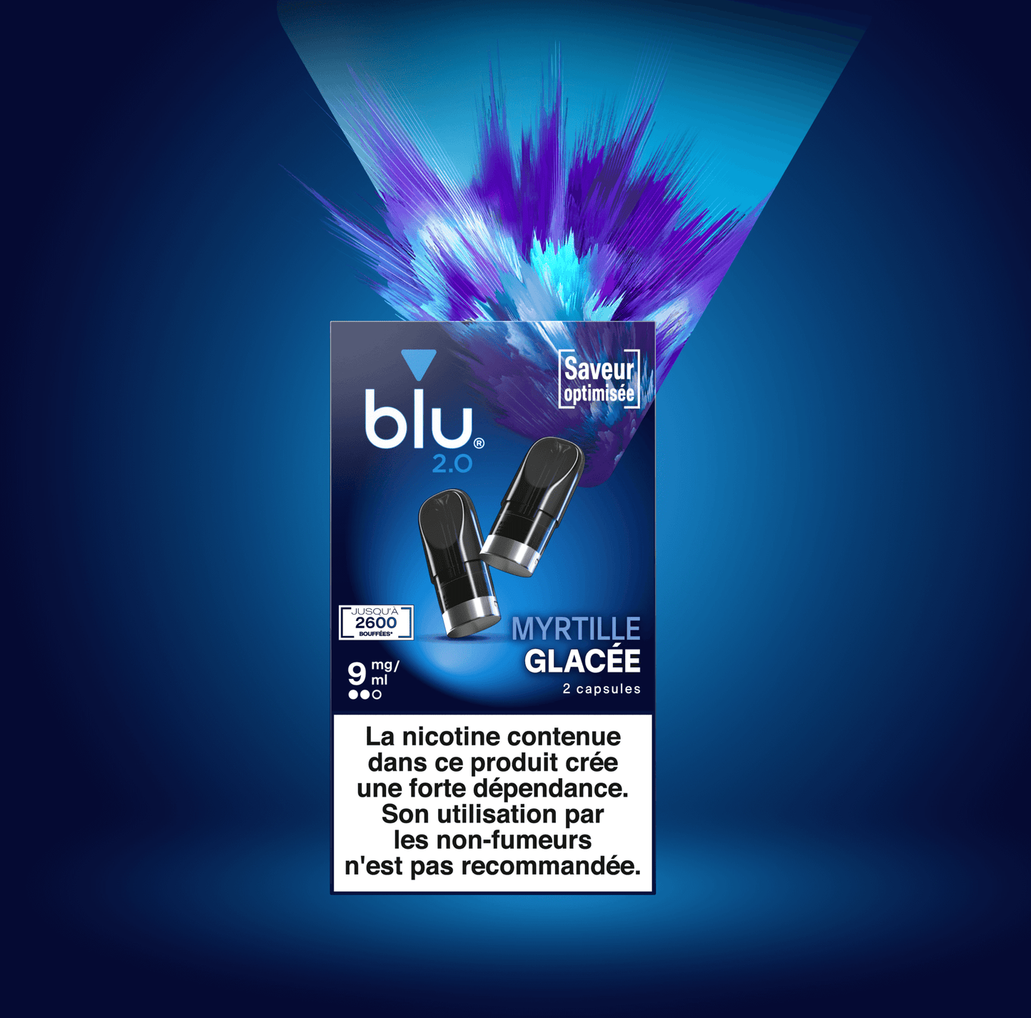 BLU2.0 recharges 2pods - Myrtille Glacée