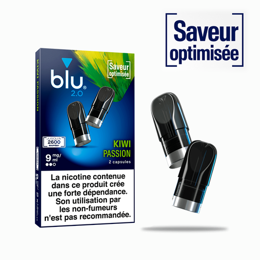 BLU2.0 recharges 2pods - Kiwi Passion