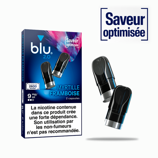 BLU2.0 recharges 2pods - Myrtille Framboise