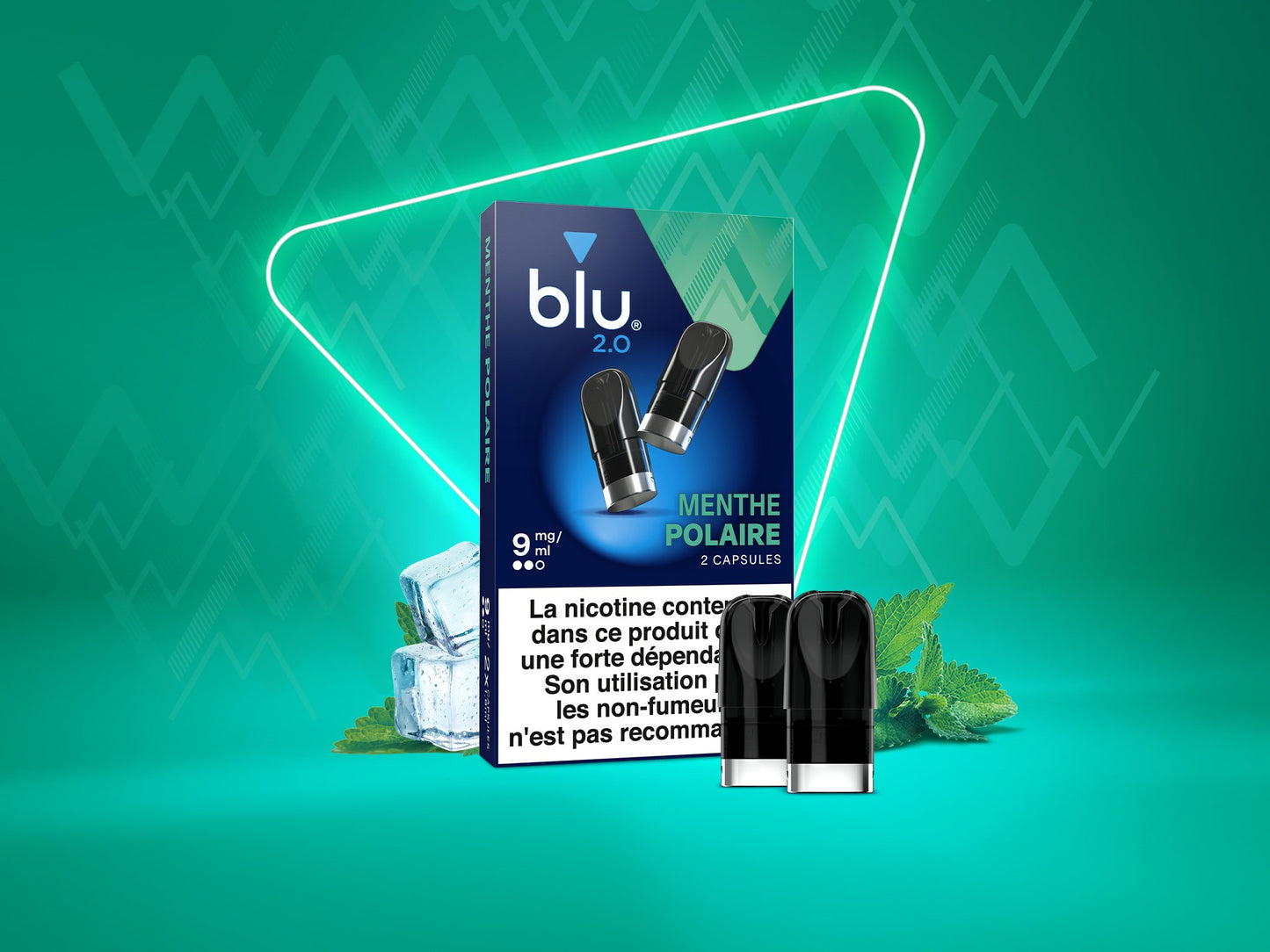 BLU2.0 recharges 2pods - Menthe Polaire