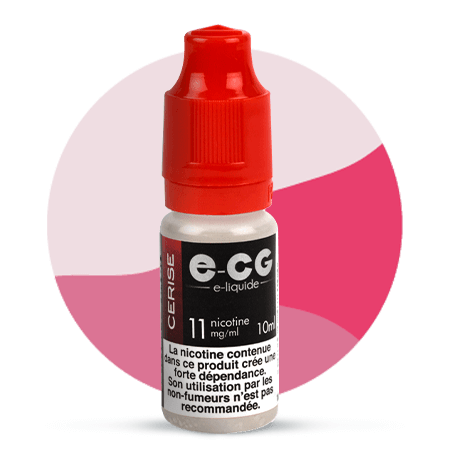 E-CG E-liquide- Cerise- 10ml- PG75/VG25