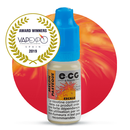 E-CG E-liquide- Melon Pastèque- 10ml- PG50/VG50