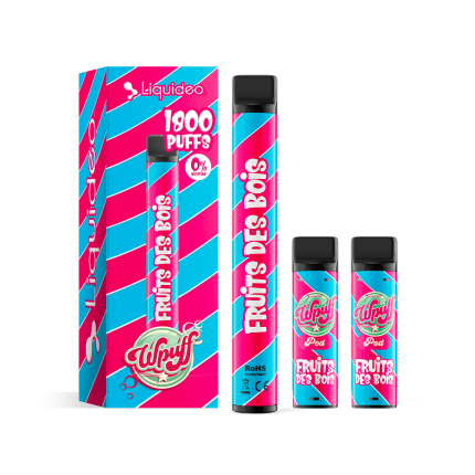 Liquideo Wpuff kit 1800 puffs - Fruits des bois