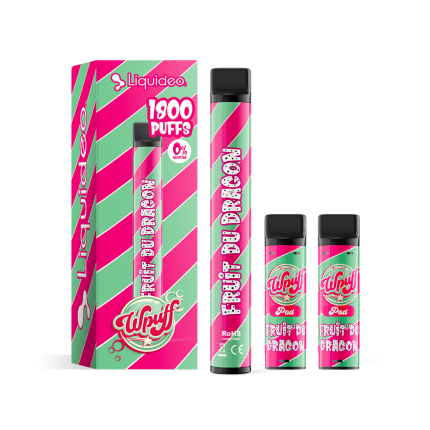 Liquideo Wpuff kit 1800 puffs - Fruit du dragon