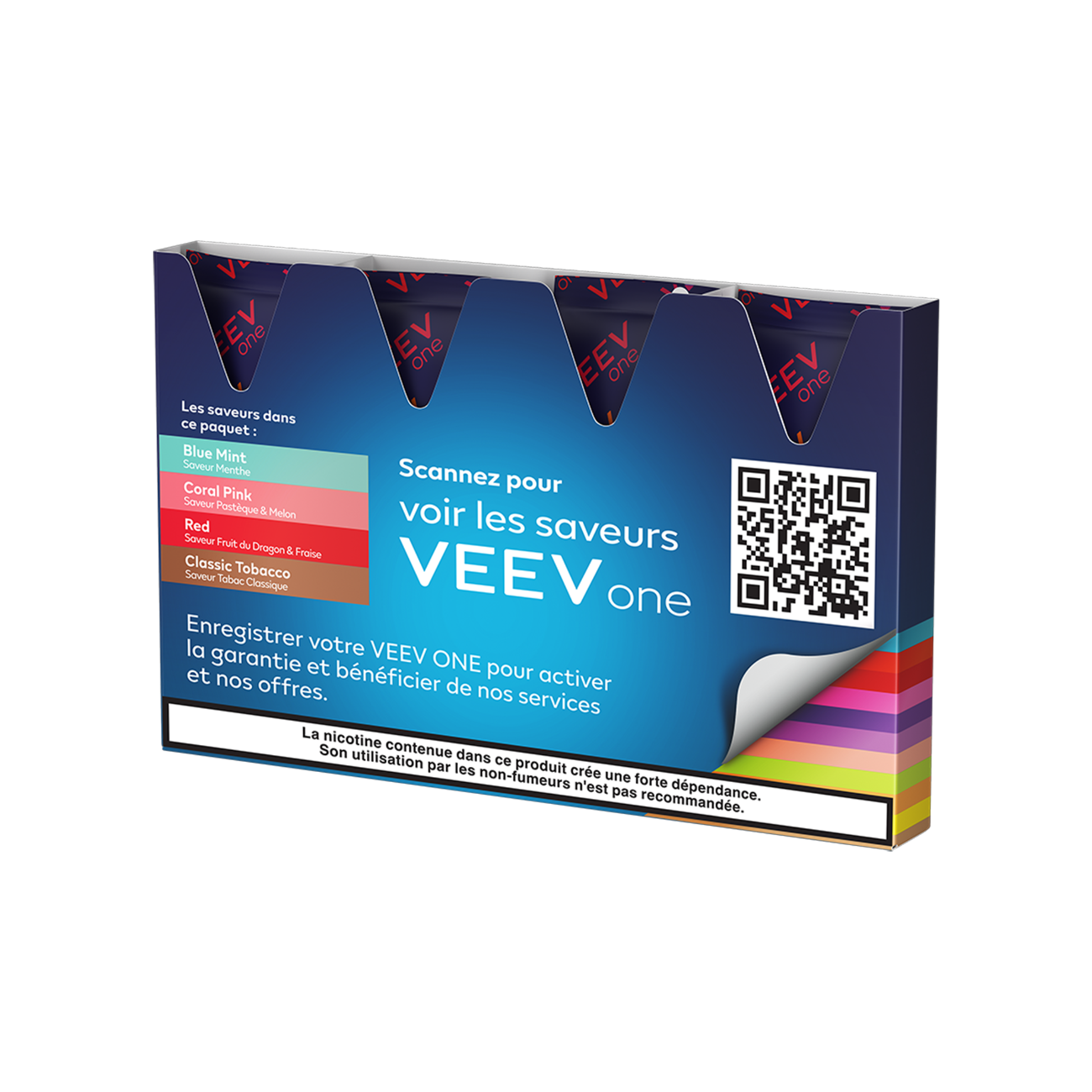 VEEV ONE Kit - 1 ECIG + 4 SAVEURS 20mg/ml