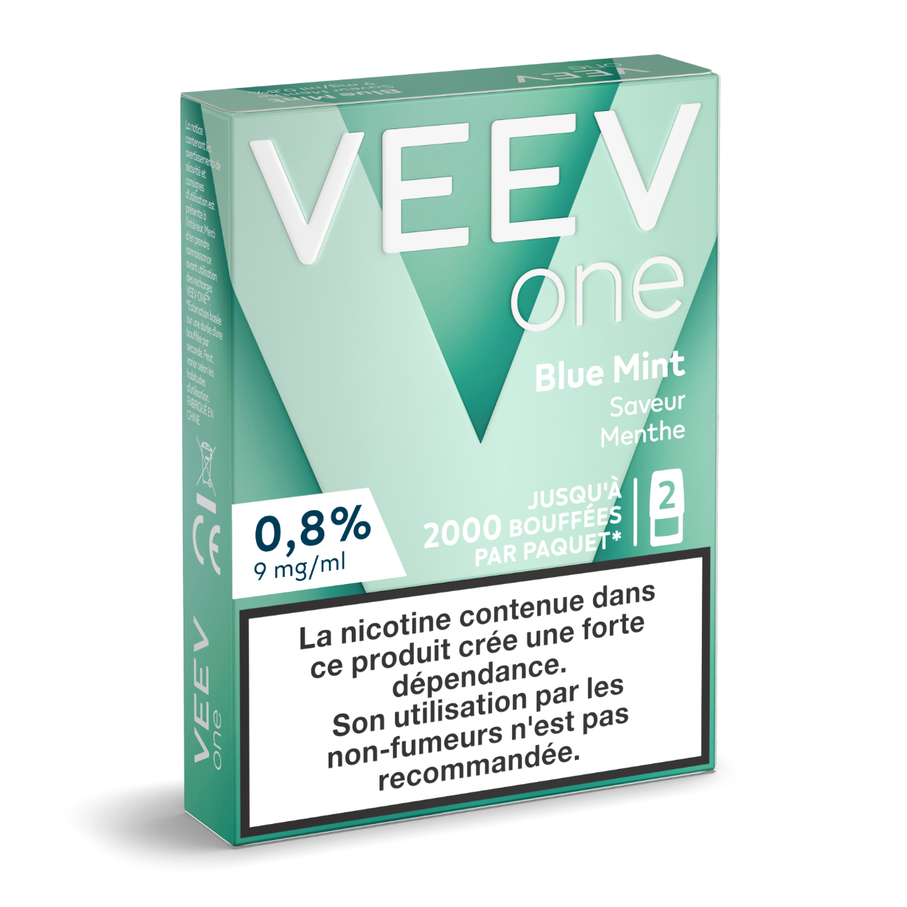 VEEV recharges 2pods - Blue Mint - 2 Intensités