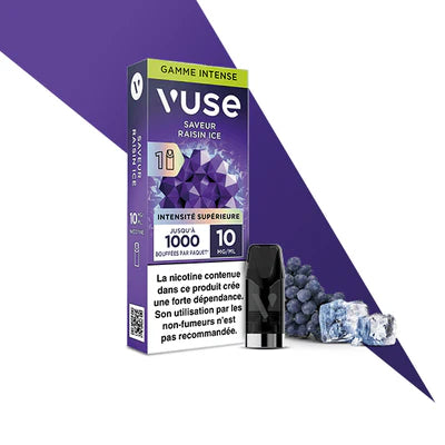 Vuse recharge 1pod gamme intense - Raisin Ice