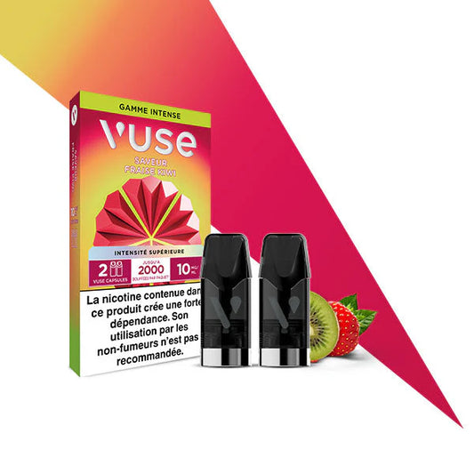 Vuse recharges 2pods gamme intense - Fraise Kiwi